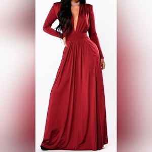 Spree dress burgundy size M